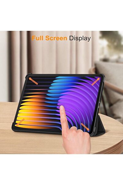 erorex Case For Xiaomi Pad 7 / Pad 7 Pro 11.2 Inch, Slim Leather Cover With Auto Sleep