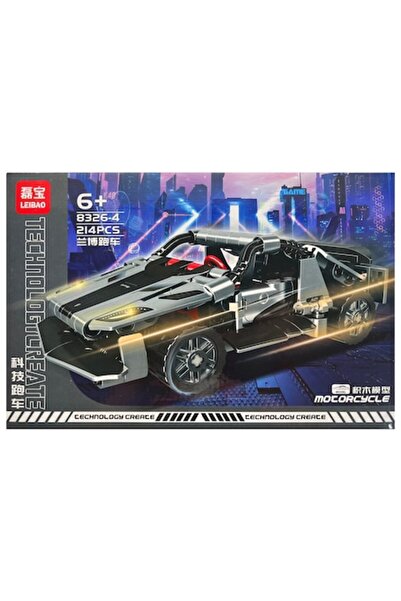 OEM Technic Construction Set - Future Car, Gray, 214 pieces