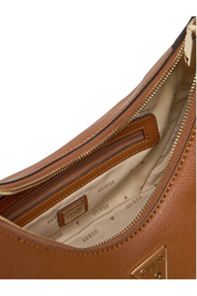 Guess Γυναικεία Τσάντα Χειρός Καφέ HWBG9519010