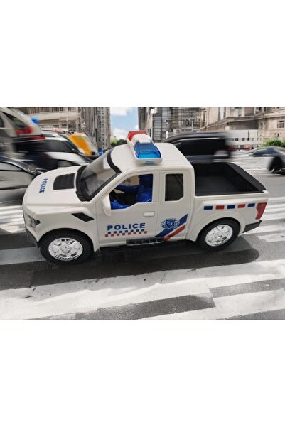 Vision XXI Police Pickup Truck Toy Vision XXI, 4288B, with Lights and Sounds, Bump and Go Motor, 18cm