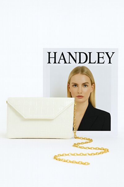 Handley Розкішна сумка через плече з подвійними ручками, з ланцюжком і крокод...