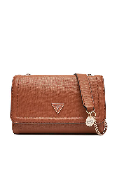 Guess Γυναικεία Τσάντα Χειρός Καφέ HWZG9672210