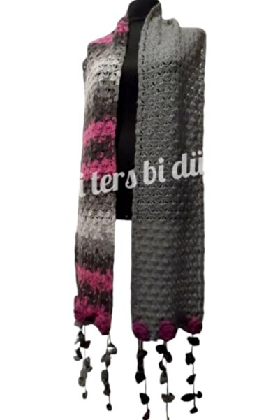 bi ters bi düz Elörgüsü Design Scarf