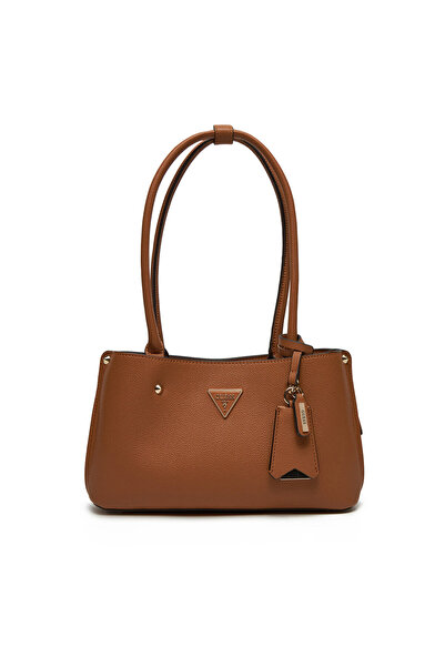 Guess Γυναικεία Τσάντα Χειρός Καφέ HWBG8778090