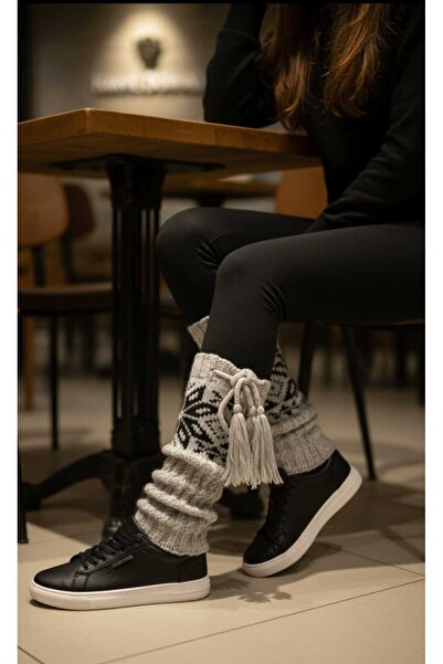 Cockatoo Pinterest Snow Pattern Leggings 100% Acrylic Knitwear Leggings