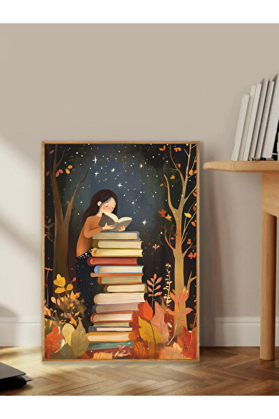 Tuba Decor Tek Parça Ahşap Çerçeveli Oturma Odası Salon Mutfak Tablo