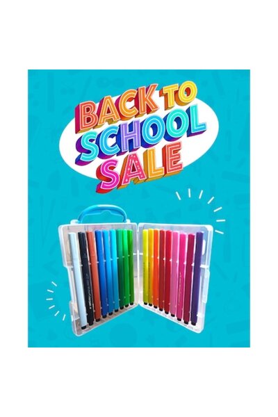 Vision XXI Set 18 carioca în cutie, triunghiulare, vârf subțire, 12 cm,