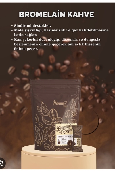 homm.nur Homm bitkisel bromelain coffe
