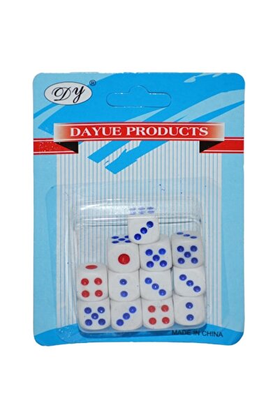Vision Dice, 1.5 cm size, 12 pcs/blister