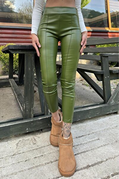 Pasaklı Giyim Women's Leggings Pants, Elastic Waist at Back, Stretchy 3655220