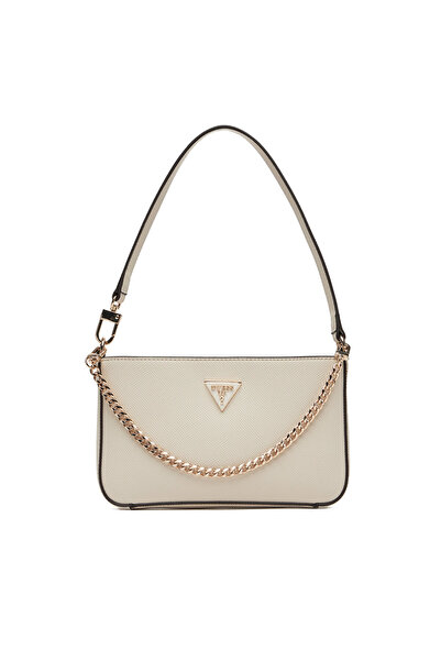 Guess Γυναικεία Τσάντα Χειρός Εκρού HWZG9672720