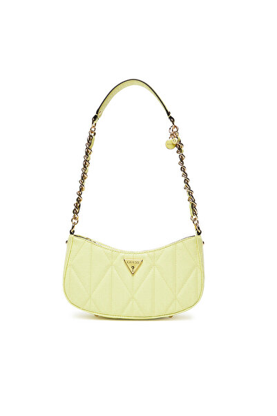 Guess Γυναικεία Τσάντα Χειρός Κίτρινη HWGG9663170