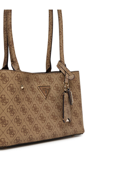 Guess Γυναικεία Τσάντα Χειρός Μπεζ HWSG6974090