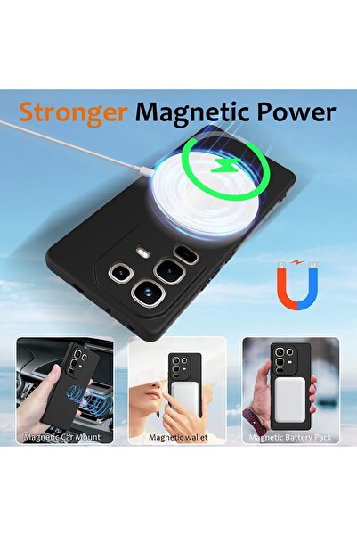 erorex Magnetic Case Compatible With Infinix Note 50 Pro 4G Cover With Wrist Band