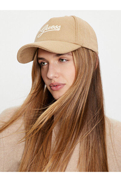 Guess Γυναικείο μπεζ καπέλο μπέιζμπολ AW5182WOL01
