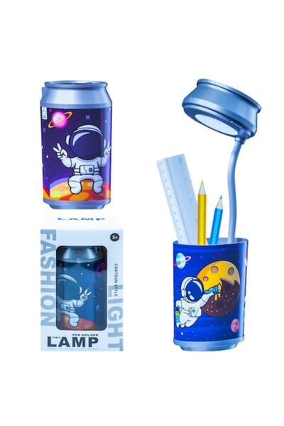 Vision XXI Suport pentru creioane cu lampă, model de astronaut,