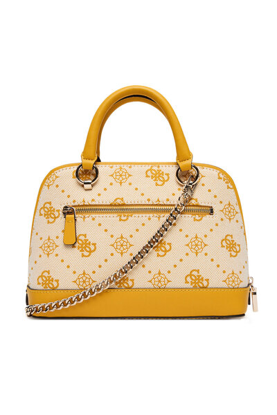 Guess Γυναικεία Τσάντα Χειρός Μπεζ, Κίτρινη HWCP9654050