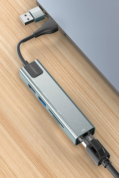 Earldom Hub24 6-Port Multiplier Usb-C Hub -