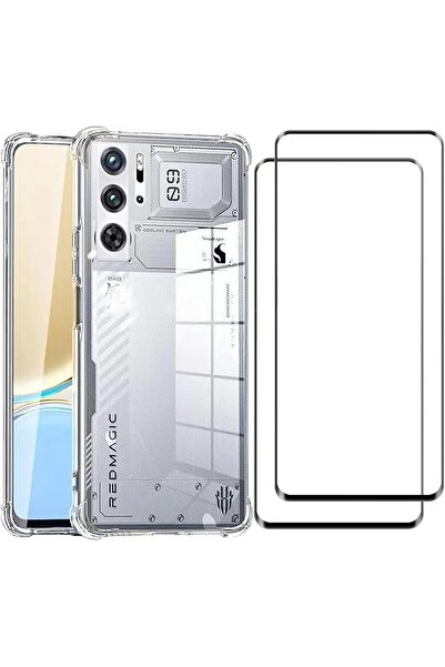 erorex Compatible With Zte Nubia Red Magic 10 Pro Case Cover & Screen Protector Tempered Glass Protector…