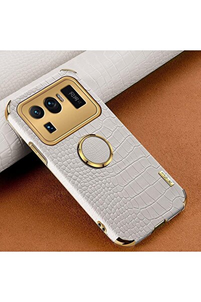 erorex Case For Mi 11 Ultra Ultra-Thin Soft Tpu Crocodile Leather Shockproof Bumper With Ring Bracket And…