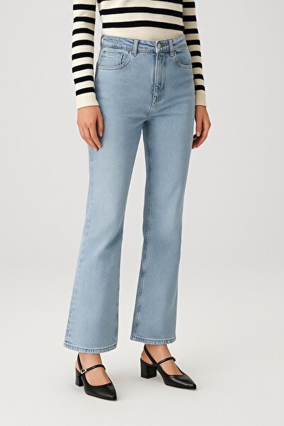 HAKKE High Waist Spanish Leg Jean Pants