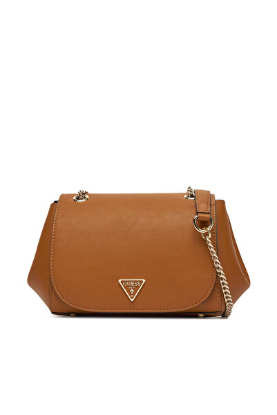 Guess Γυναικεία Τσάντα Χειρός Καφέ HWNG9669210