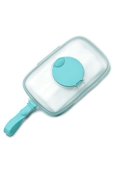 Skip Hop Grab & Go Baby Wipes Case, with Moisture Seal and Strap, Light Teal, 234152