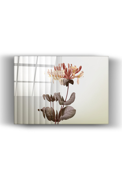 NeoWallArt Floare de Hanımeli |   Tablou orizontal din sticlă cu efect de lum...