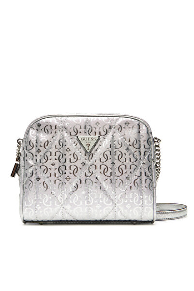 Guess Γυναικεία Τσάντα Χειρός Ασημί HWGY9663140