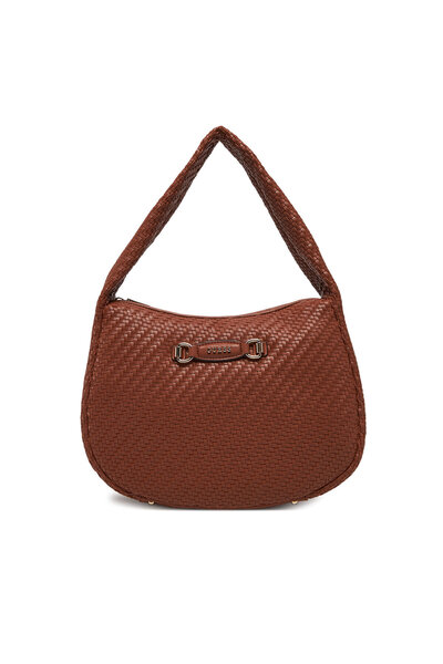 Guess Γυναικεία Τσάντα Χειρός Καφέ HWWG9530020