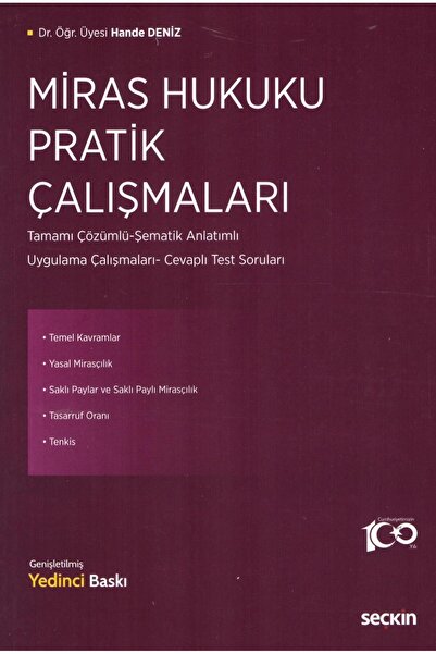 Seçkin Yayıncılık Miras Hukuku Pratik Çalışmaları