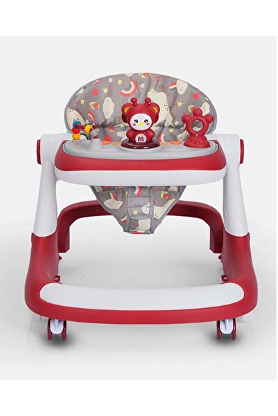 Generic 2-In-1 Baby Walker - Red/White