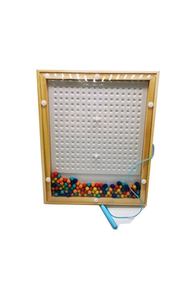 Vision XXI Tablă educativă din lemn cu bile magnetice, cu schițe predefinite,...