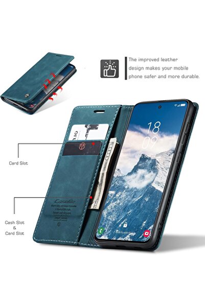 erorex For Samsung Galaxy S24 Fe Cover, Magnetic Adsorption Full Body Shockproof Protective Flip Cover