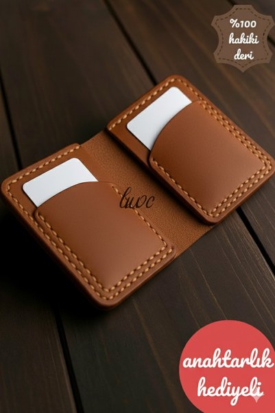luvo Real Leather Handmade Genuine Leather Wallet Card Holder Italian Stitching Premium Genuine Leather