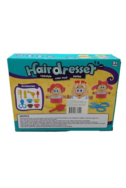 Vision Set creativ de gelatină cu plastilină în borcan, coafor, coafură cu figurine și accesorii,