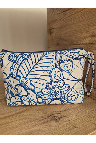 Handream Quilted Duck Fabric Alacati Pattern (Makeup Bag/Handbag/Bag-Suitcase Organizer)