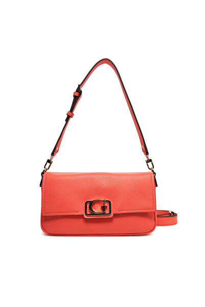 Guess Γυναικεία τσάντα χειρός σε χρώμα κοραλί HWBG9642190