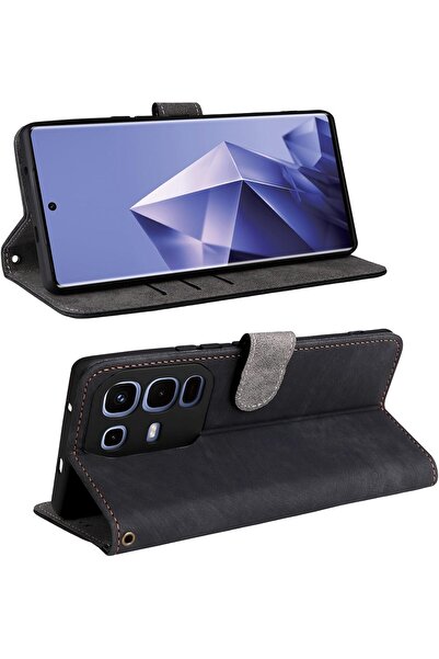 erorex For Infinix Note 50S 5G Flip Cover With Detachable Lanyard, Pu Leather Full Body Protection…