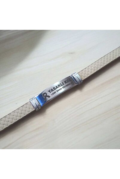 fırsatlar diyarı Breast Cancer Awareness Bracelet Lymphedema Prohibited Arm Warning Bracelet