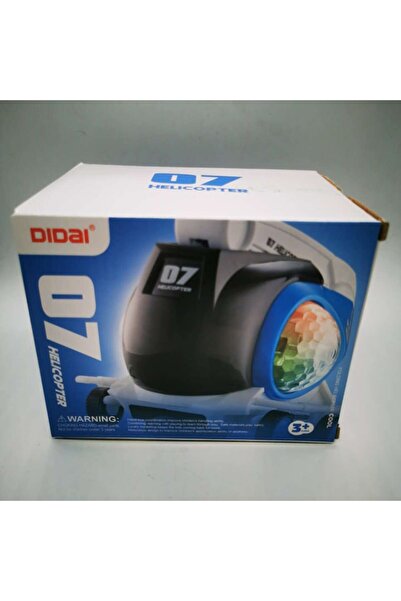 Vision XXI Toy Helicopter with Lights, Sounds, and Projection, 25cm, Blue,