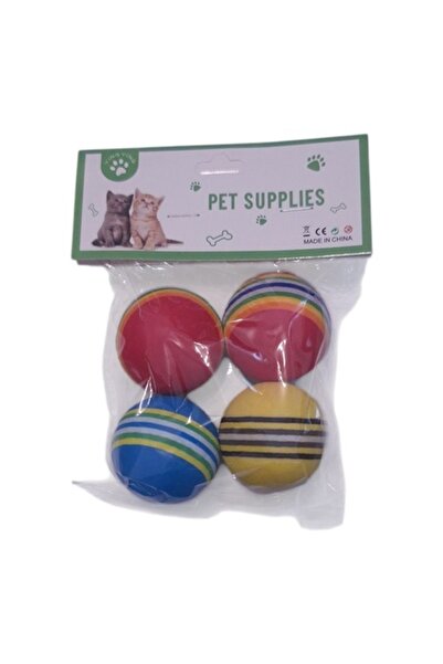 Vision XXI Set 4 Multicolored Balls, EVA Foam Material, 4 cm,