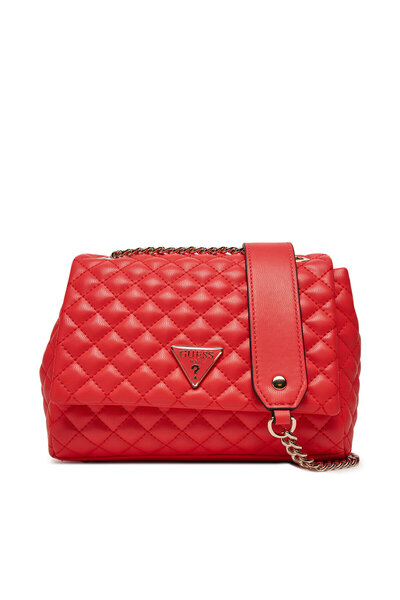Guess Γυναικεία Τσάντα Χειρός Κόκκινη HWEQG954121