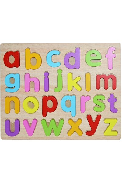 Vision Wooden puzzle, inset, lowercase letters