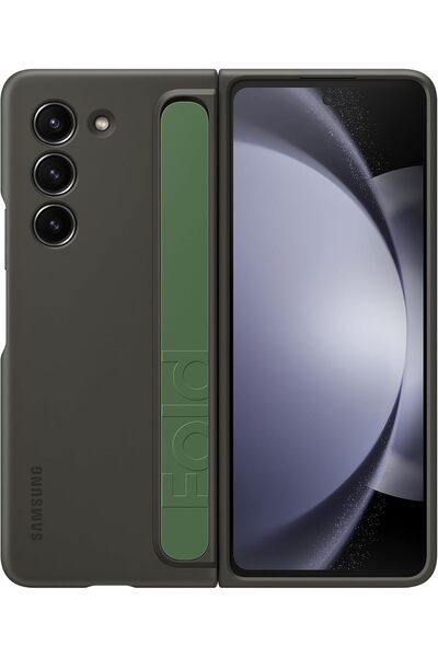 genernic Samsung Galaxy Z Fold Standing Case with Strap, Gray