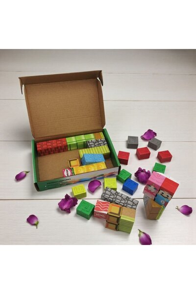 Vision XXI Joc de Constructie tip Lego, SUPER MARIO PIXELCUBES World Pack, 35 Piese Magnetice, Blocuri Creative