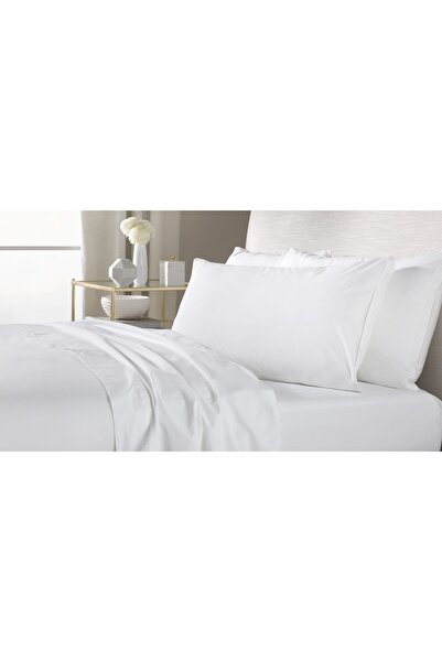 DECONA White Bed Linen for Hotels 2 People Large, 100% Cotton Ranforce