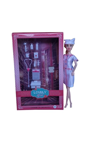 Vision XXI Păpușă doctoriță drăguță cu accesorii medicale