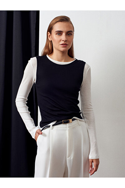 Dilvin 31952 Double Layer 100% Cotton Top