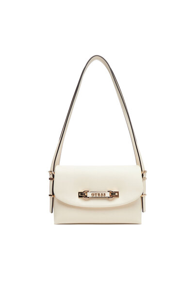 Guess Γυναικεία Τσάντα Χειρός σε Εκρού Χρώμα HWBG9644190